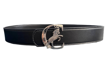 Grandeur Leather Belt-Show Black-110Cm Belts