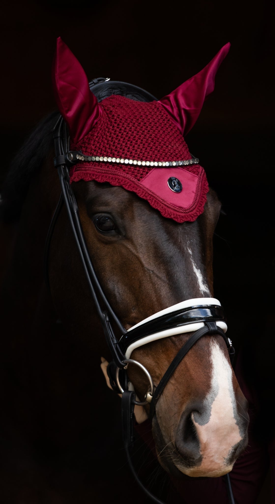 Carmine-Training Show Bonnett Bonnet