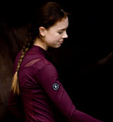 Carmine-Performance Active Hybrid Training Base Layer