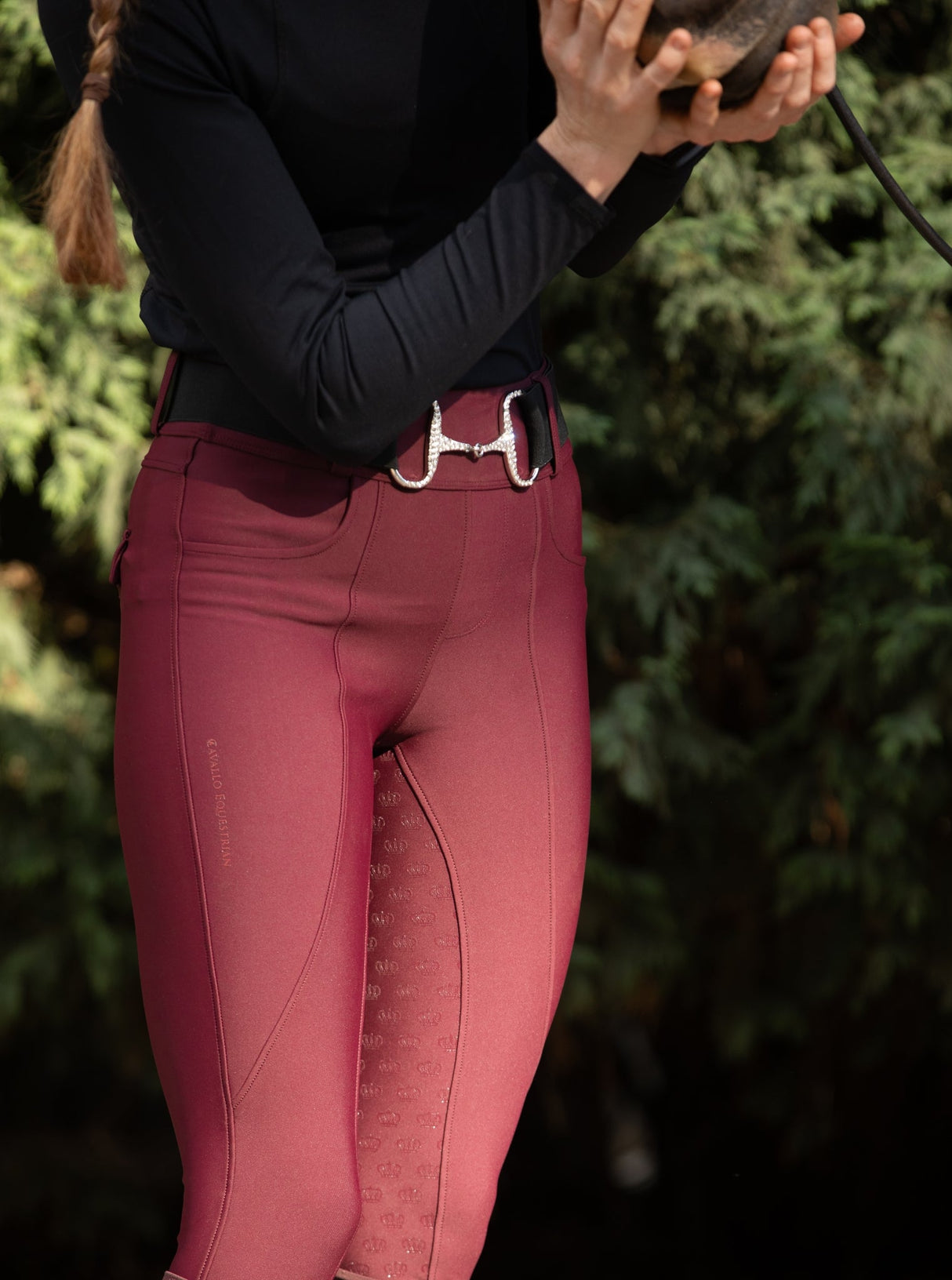 Carmine-Performance Active Hybrid Training Breeches Breechees