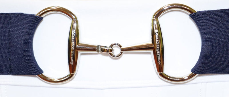 Siena Shimmer-Silver Snaffle Belt ’2’ Belts