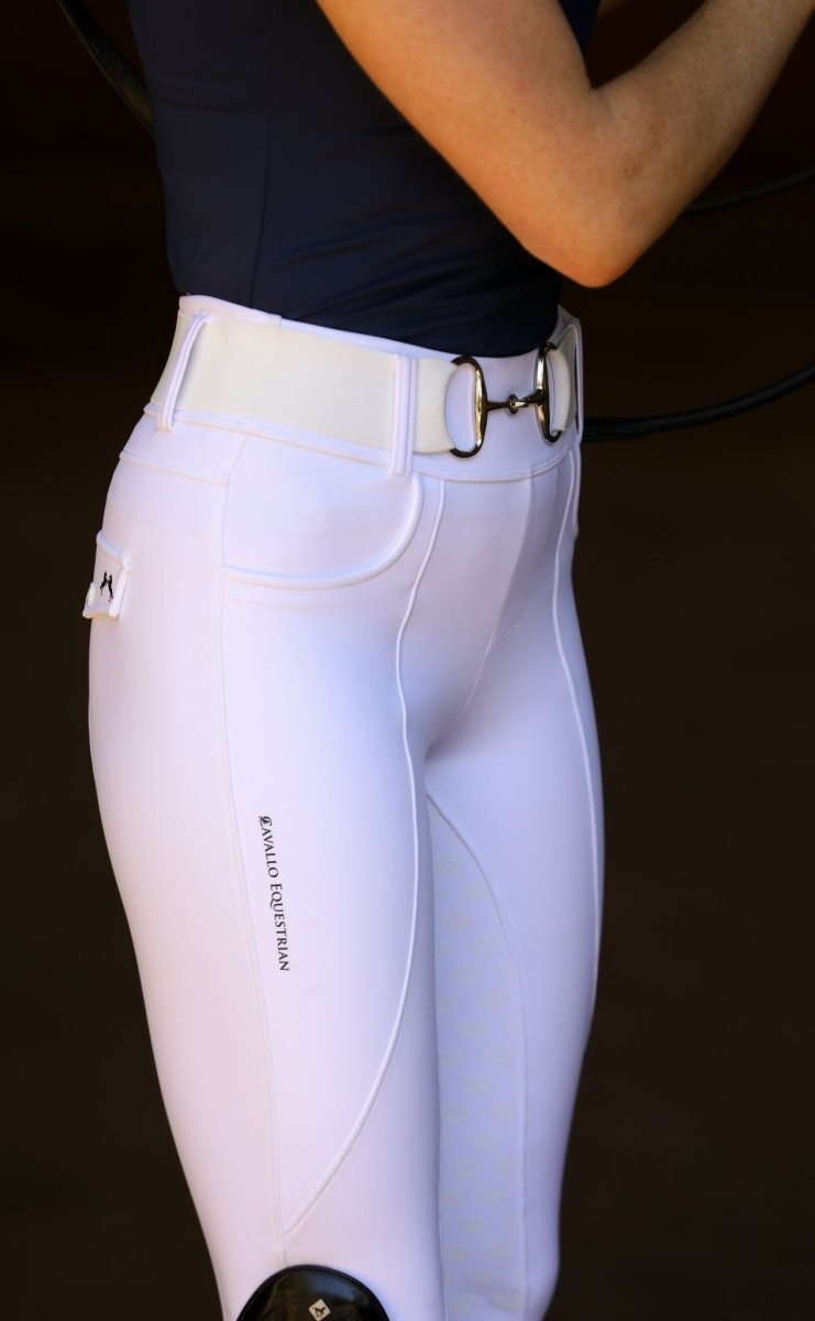 Valencia-Hybrid Compression Performance- White Breeches S Breechees