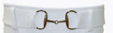 Siena Shimmer-Silver Snaffle Belt "2"