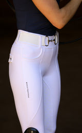 Rendimiento de compresión Valencia-Hybrid-Pantalones blancos